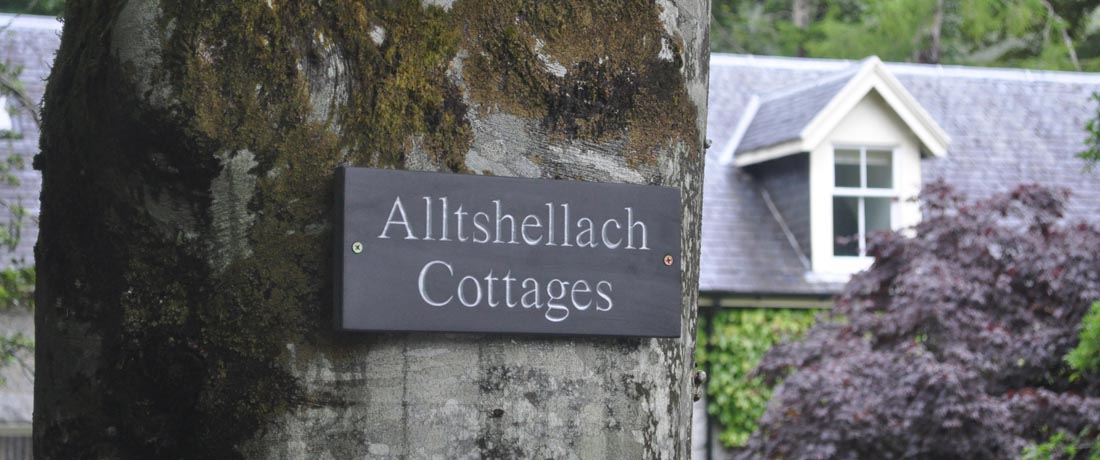 Holiday cottages, Glencoe, Ballachulish, Fort William, Scottish Highlands, Scotland